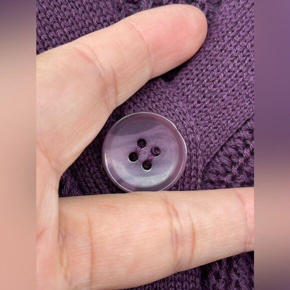 SABLYN Tati Cardigan in purple size large - Picture 10 of 14